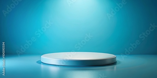 Minimalist Blue Platform wi...