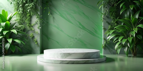 Minimalist Green Marble Pod...