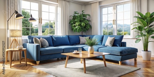 Modern Living Room Interior...