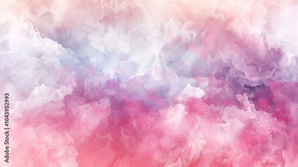 Fototapeta premium Dreamy Watercolor Abstract Art Background