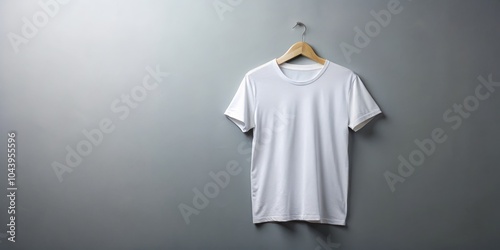 White T-Shirt Mockup on Woo...
