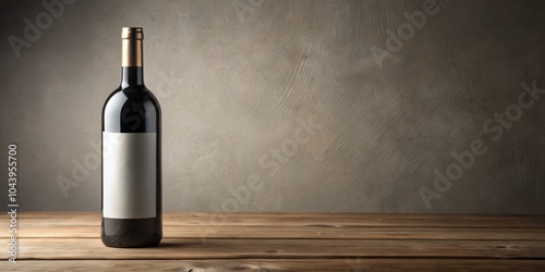 Wine Bottle with Blank Labe...