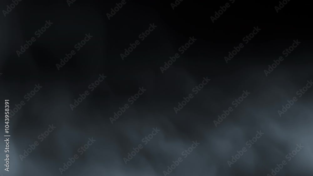 dark, smooth gradient background with misty smoke rising, creating an atmospheric, moody, and ethereal effect. Perfect for cinematic, abstract, or dramatic themes. High quality 4k footage