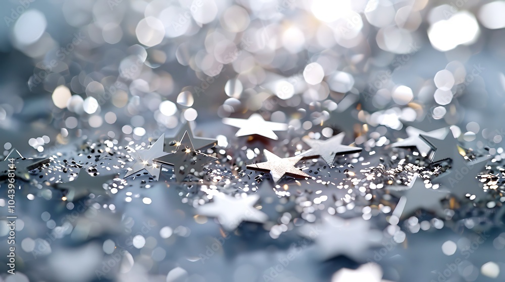 Silver glitter texture white sparkling shiny wrapping background Silver Sequins in Abstract Focus Silver glitter texture white sparkling shiny wrapping background Silver Sequins in Abstract Focus