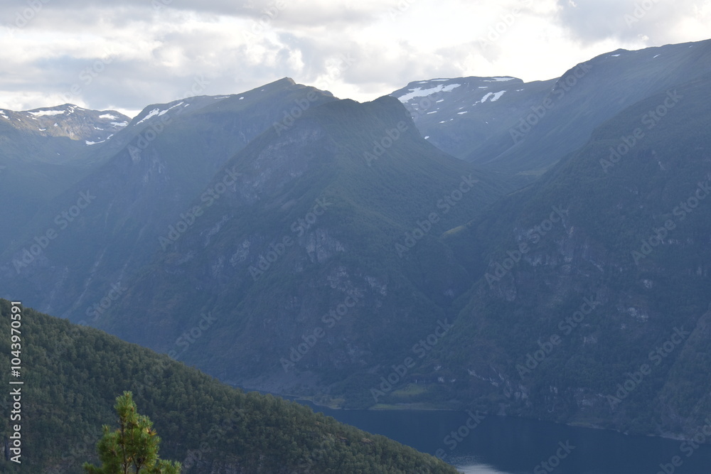 view of the Norwegian fjords view of the Norwegian fjords
