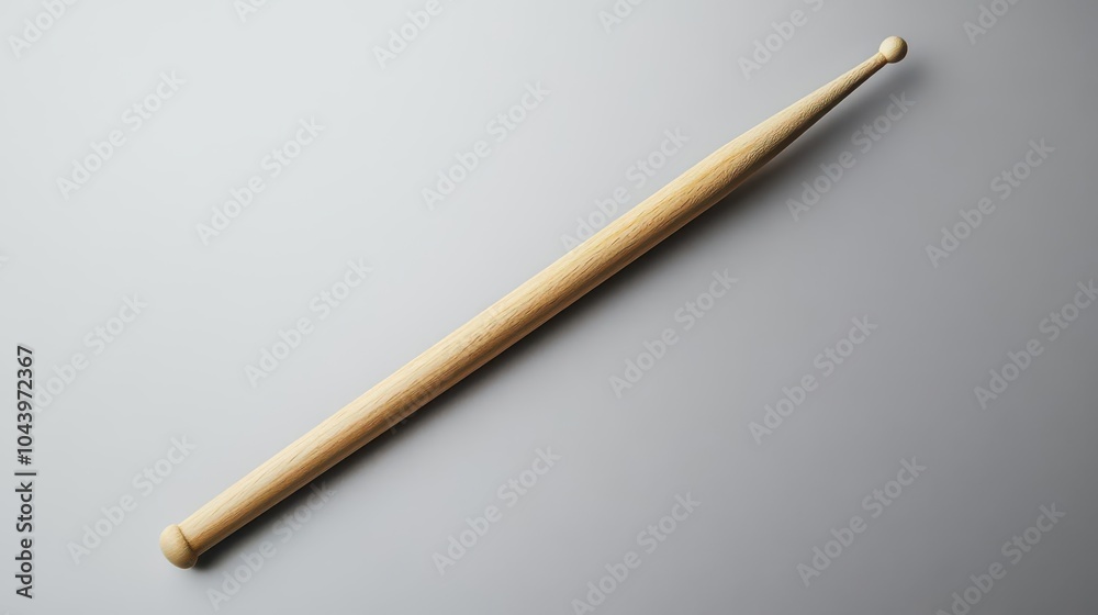 A drumstick on a light grey background A drumstick on a light grey background