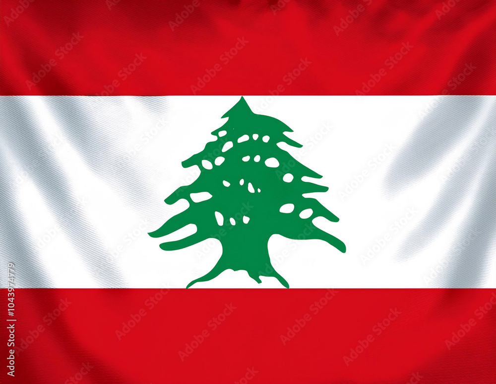 Flagge des Libanon