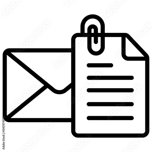 Mail Attachment Icon