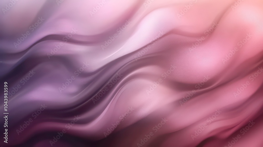 Fototapeta premium Abstract background with pink, purple, and white wavy lines.