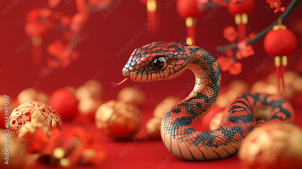 chinese lunar new year with lantern and traditional lion dance background, year of the snake festival celebration background chinese lunar new year with lantern and traditional lion dance background, year of the snake festival celebration background
