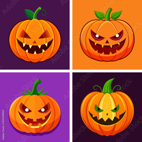 scary pumpkin, Halloween decor, jack-o'-lantern, spooky, Halloween theme, carved pumpkin, frightening face, autumn decorations, eerie, festive, orange pumpkin, candles, haunting atmosphere, fall, 