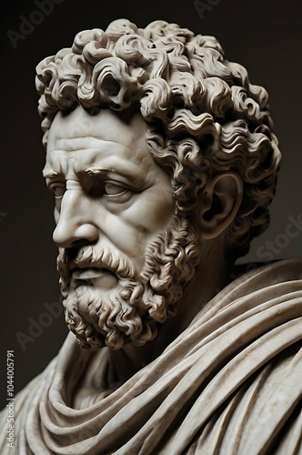 Marcus Aurelius stoic philosopher, full-size portrait