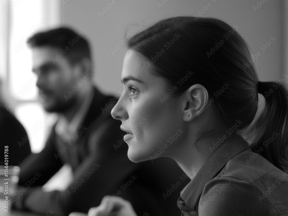 Fototapeta premium Intense Conference Moment