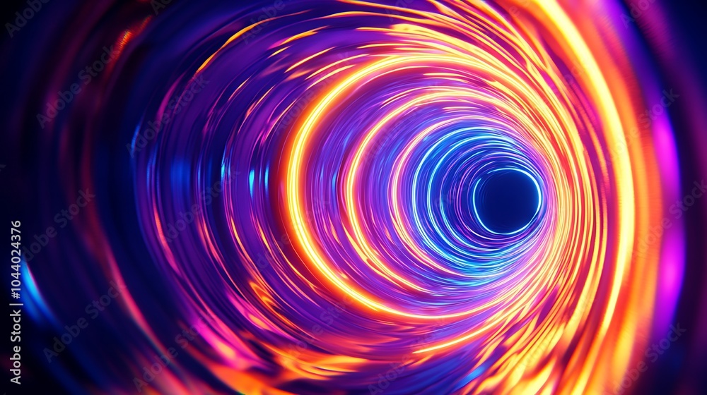 Radiating Neon Light Burst, futuristic flashes, Motion lights, Colorful Streaks on Dark Background Radiating Neon Light Burst, futuristic flashes, Motion lights, Colorful Streaks on Dark Background
