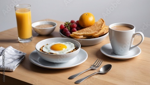 Complete Fresh Breakfast Set | Healthy Morning Meal | Luxury Hotel Breakfast