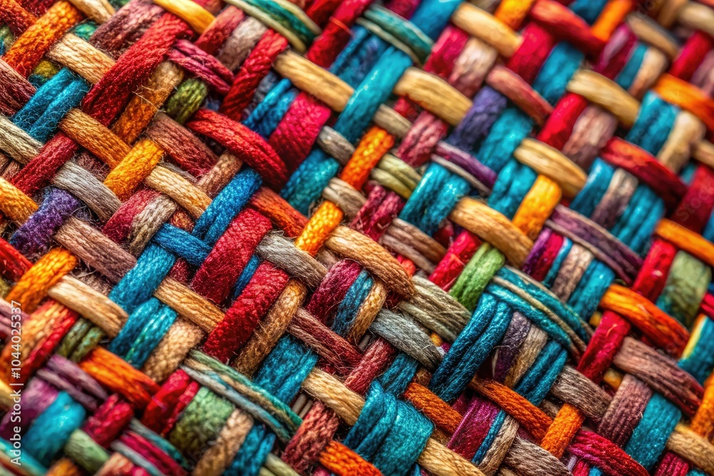 Modern Messy Patterned Fabric Wallpaper Fragment in Macro Photography Modern Messy Patterned Fabric Wallpaper Fragment in Macro Photography