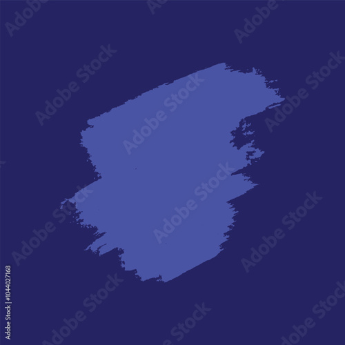 A bold blue paintbrush stroke on a dark background, ideal for design projects, digital art, or graphic templates. The simple artistic style is perfect for branding, presentations. Royalty free. EPS 10