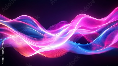 Wallpaper Mural Radiating Neon Light Burst, futuristic flashes, Motion lights,  Colorful Streaks on Dark Background Torontodigital.ca