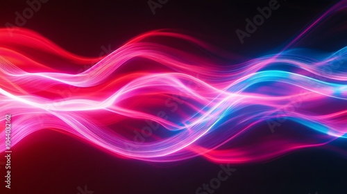 Wallpaper Mural Radiating Neon Light Burst, futuristic flashes, Motion lights,  Colorful Streaks on Dark Background Torontodigital.ca