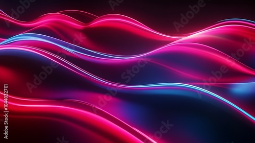 Radiating Neon Light Burst, futuristic flashes, Motion lights,  Colorful Streaks on Dark Background