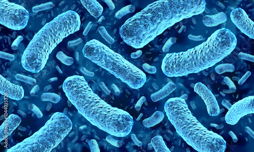 Listeria outbreak and Infection as a foodborne bacterial illness medical concept as a group of dangerous bacteria causing sickness as a health care symbol for microscopic pathogenic infections.