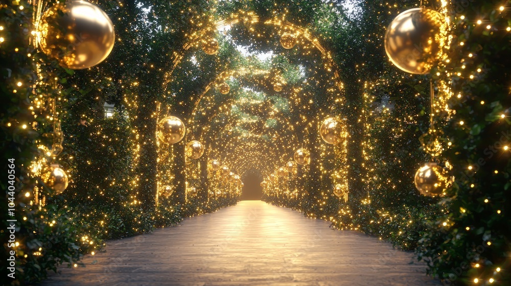 Enchanting Christmas Wonderland - Festive Forest Path to Hidden Gathering of Fairy Lights | Digital Fantasy Illustration Enchanting Christmas Wonderland - Festive Forest Path to Hidden Gathering of Fairy Lights | Digital Fantasy Illustration