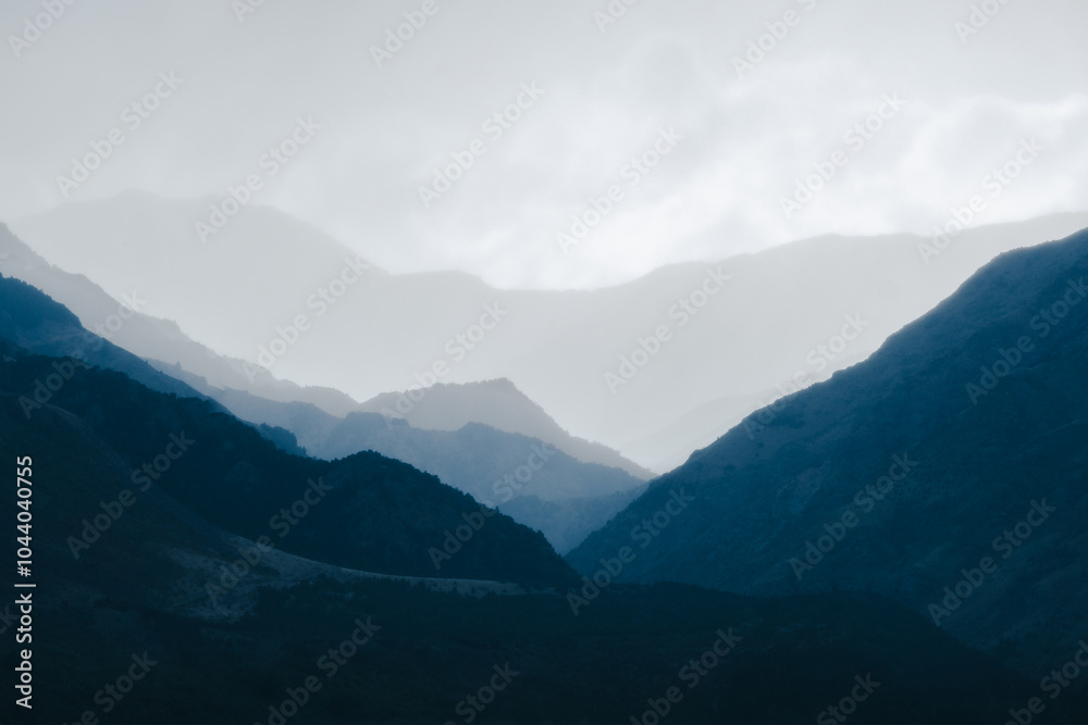 mountains in the fog mountains in the fog