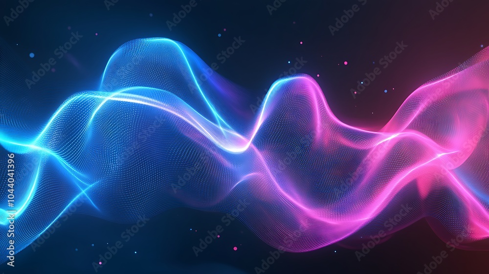 Fototapeta premium Radiating Neon Light Burst, futuristic flashes, Motion lights, Colorful Streaks on Dark Background