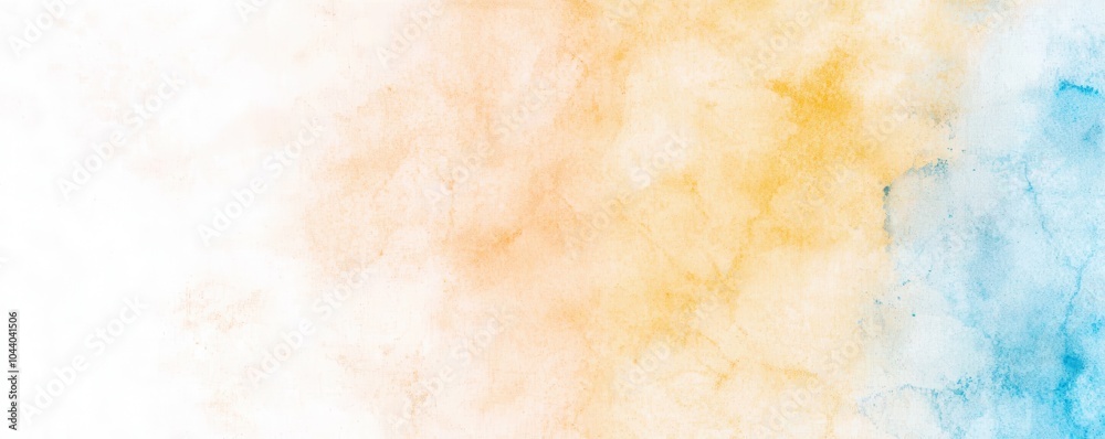 Fototapeta premium A soft, abstract gradient of orange and blue hues blending seamlessly, offering a tranquil and artistic background.