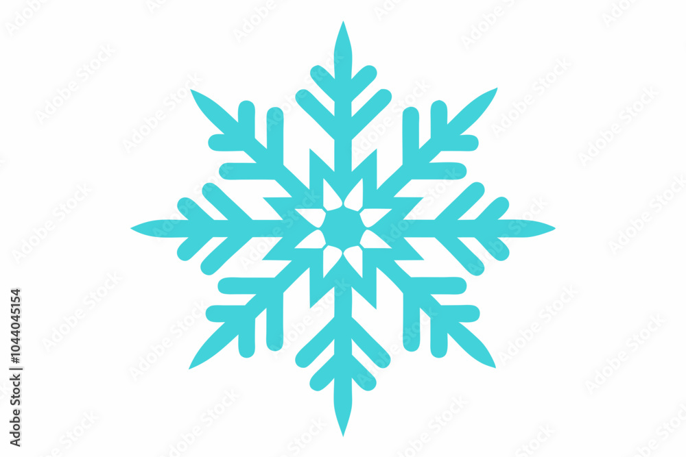 snowflake on white vector illustration. snowflake on white vector illustration.