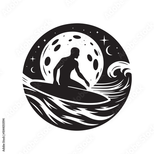 Surfing Silhouette Vectors – Perfect for Summer and Beach Designs