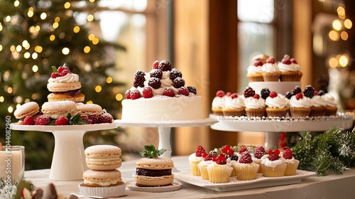 Wallpaper Mural Elegant Winter Wedding Dessert Table Display Torontodigital.ca