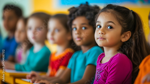 group of students in classroom