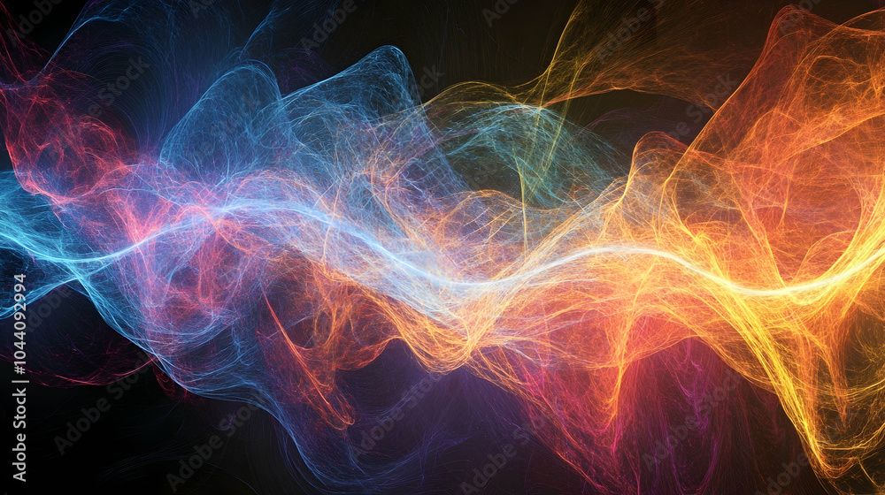 abstract fire background with flames