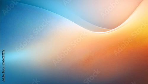 青とオレンジのグラデーション背景素材。青色と橙色が混ざったパステルカラー背景。Blue and orange gradient background material. A pastel color background that mixes blue and orange.