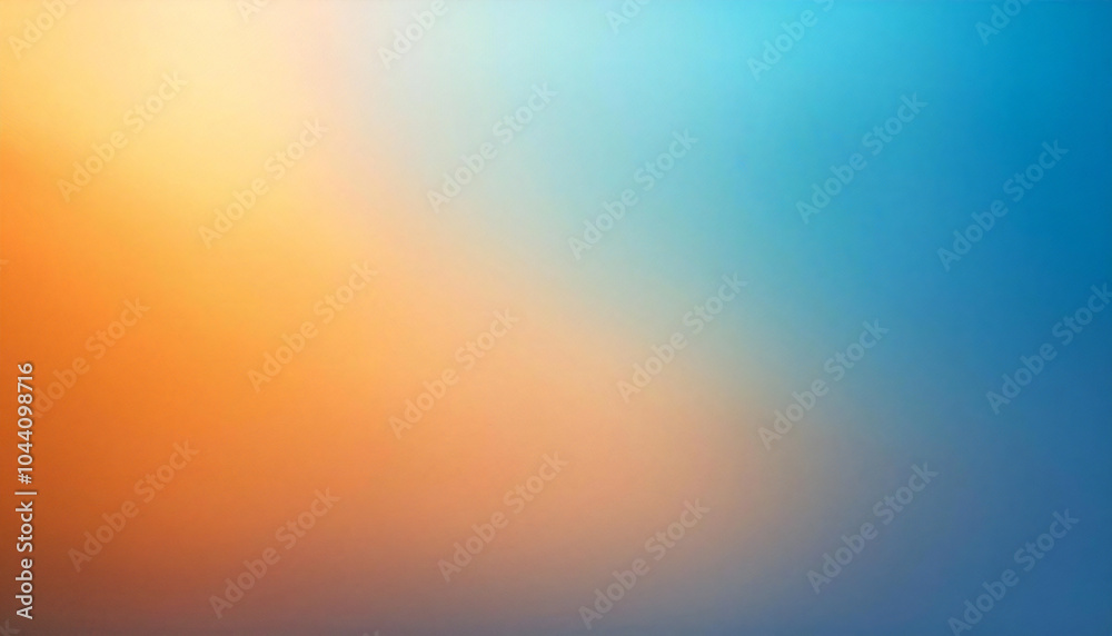 Blue and orange gradient background material. A pastel color background that mixes blue and orange.