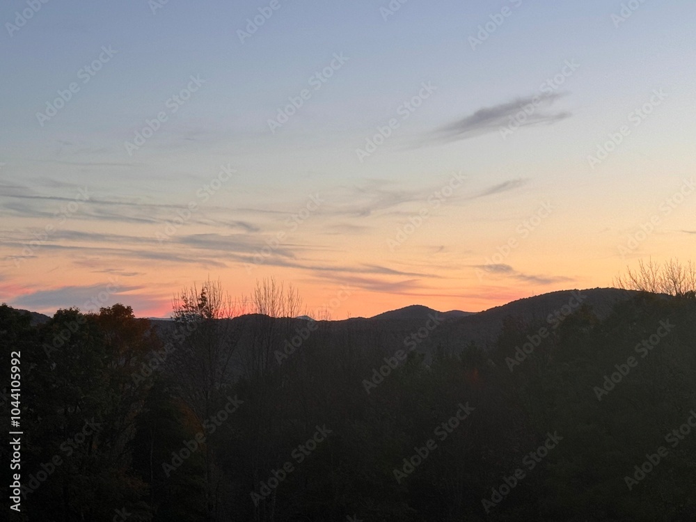 Obraz premium sunset on horizon