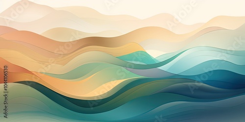 Abstract wave background