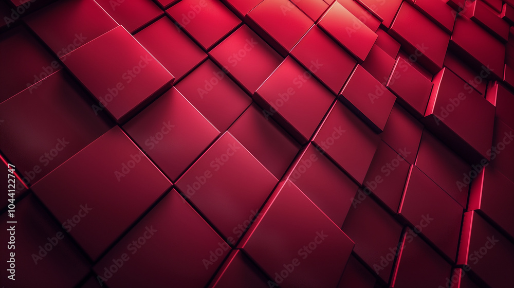 A red background with red blocks A red background with red blocks