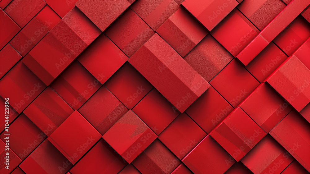 A red background with red blocks A red background with red blocks