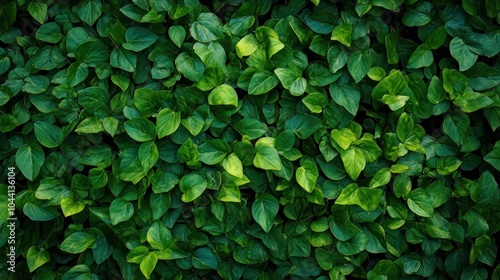 Green leaves in a summer garden showcasing natural beauty. 