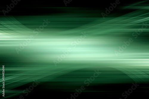 green abstract motion effect laser background, green motion light trails over...