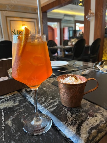 glass of orange juice