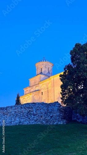 13th-century Serbian Orthodox church photo