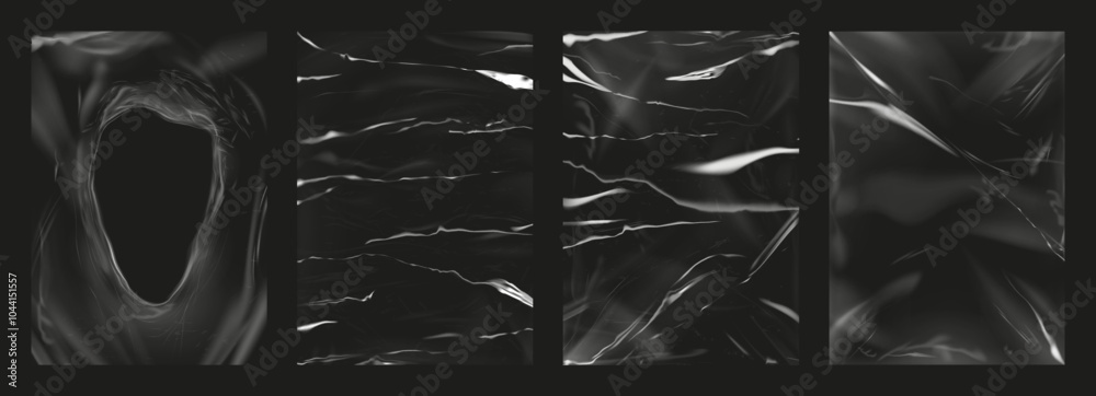 Fotografie Cling film overlay texture