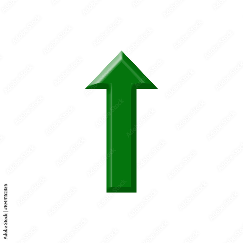 3d shiny green arrow up high growth moving 3d shiny green arrow up high growth moving