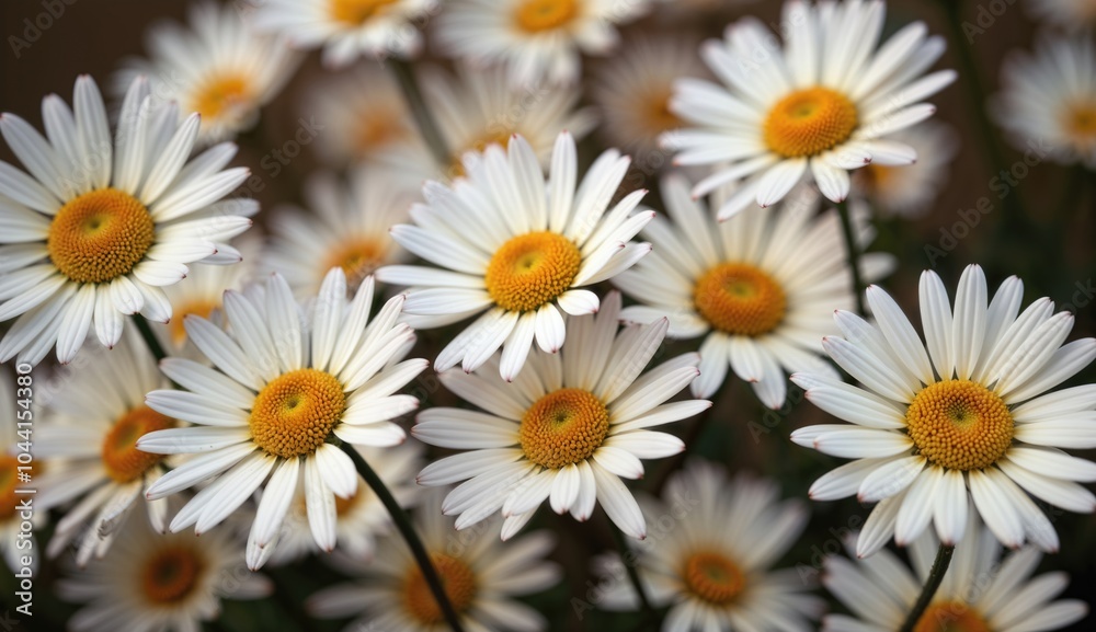 Fototapeta premium daisies in a field 