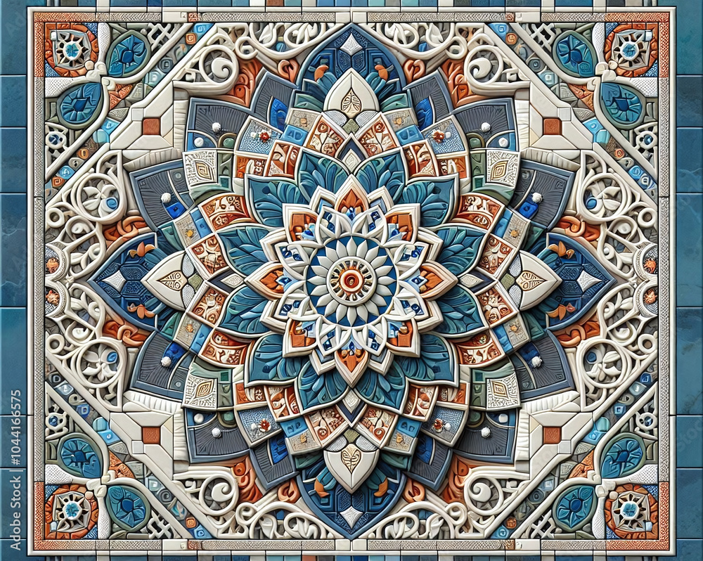 Symmetrical Geometric Design Symmetrical Geometric Design