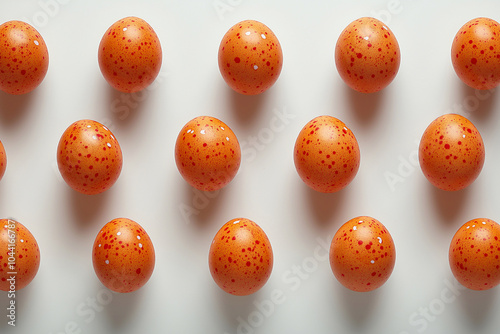 brown eggs size s on white background photo