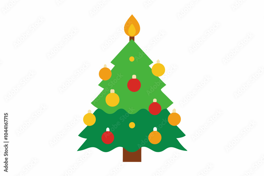 Obraz premium christmas tree vector